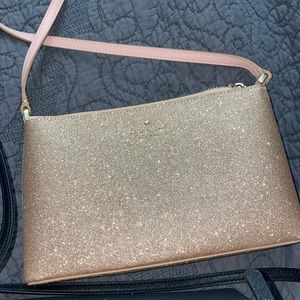 Pink Kate Spade crossbody purse